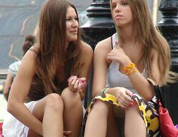 Various upskirts in this gal Image 1