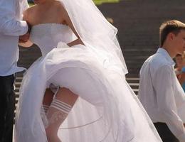 A girl in white dress in this upskirt gall Image 7