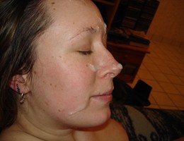 A busty girls blowjob and facialized gelery Image 3