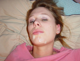 A dirty sluts giving a handjob and taking a facial gallery Image 1