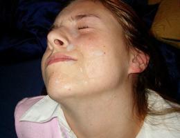 A hot chicks facialized in blowjob images Image 1