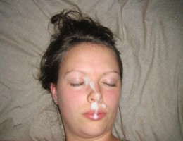 A kinky amateur ladies facialized pictures Image 7