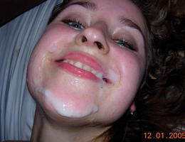 A lustful cuties giving a handjob and taking a facial gallery Image 7