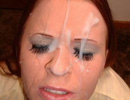 A kinky amateur chicks facialized pictures Image 1