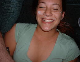 A dirty amateur ladies facialized images Image 3