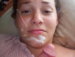 A depraved cuties blowjob and facialized collection Image 4
