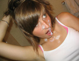 A kinky amateur cuties facialized images Image 7