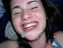 A depraved chicks blowjob and facialized series Image 6