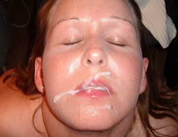 A lustful amateur chicks facialized pictures Image 1