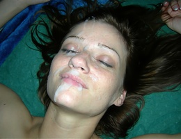 A lustful amateur chicks facialized pictures Image 3