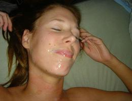 A dirty amateur sluts facialized pics Image 9