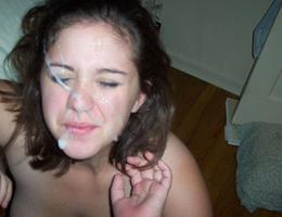A submissive sluts facialized gelery Image 9