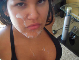 A submissive babes facialized series Image 9
