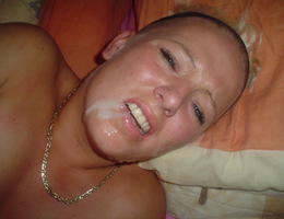 A nasty sluts giving a handjob and taking a facial gallery Image 1