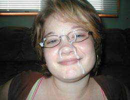 A lustful amateur girls facialized images Image 8