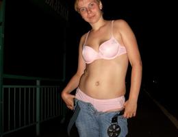I like shooting this hot plump girl on camera in public. Image 8