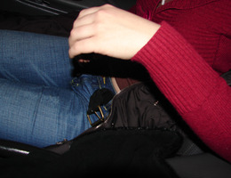 This is a chubby pussy of my ex girlfriend shot in my car. Image 1