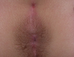 Look at these closeup pics of my chubby girlfriend's asshole and pussy and a deep penetration after that. Image 5