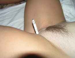 My chubby wife is too shy to show her face but she can show her nice pussy and ass. Image 7