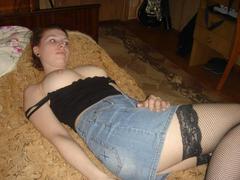 All of my cute girlfriends and my lustful charming wife prefer wearing nylon stockings while fucking. Image 4