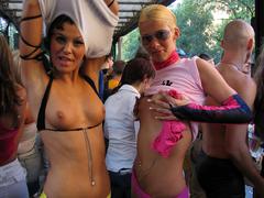 Few people have been lucky to watch these perfect attractive chicks after the performance - be among them! Image 9