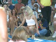 Those perfect sextractive young women become so horny in the process of their fantastic strip show that cannot prevent it from turning into hot sex! Image 9