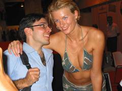 These beautiful sextractive chicks get so horny during their great strip performance that even cannot stop it turning into hot porn action! Image 6