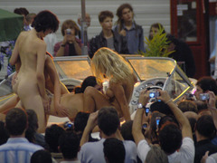 Those fascinating sextractive young women get too hot during the fantastic strip show that can't stop it turning into real porn action! Image 8