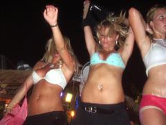 These perfect sexy girls get too sexcited during the amazing performance that even cannot stop it coming to porn! Image 1