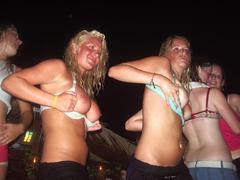 These perfect sexy girls get too sexcited during the amazing performance that even cannot stop it coming to porn! Image 3