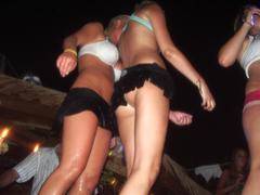 These perfect sexy girls get too sexcited during the amazing performance that even cannot stop it coming to porn! Image 5
