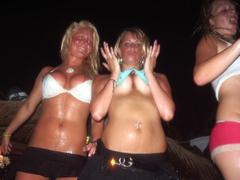 These perfect sexy girls get too sexcited during the amazing performance that even cannot stop it coming to porn! Image 6