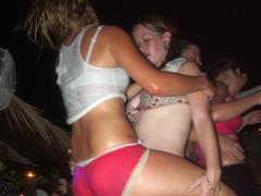 These perfect sexy girls get too sexcited during the amazing performance that even cannot stop it coming to porn! Image 7