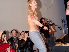 Not so many people were lucky to look at these beautiful sexy chicks after the strip show - be one of them! Image 9