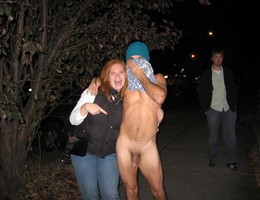 Clothed Females Naked Males Having Fun Party gellery Image 7