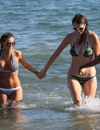 A lady on open swim suit at the Daytona Image 8