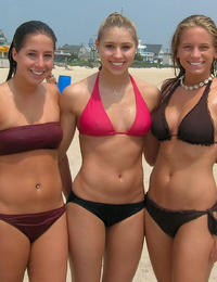 Candid teens in swimsuit or topless voyeur photos at Kuta Image 3
