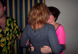 Amateur swinger MMF threesome images Image 7