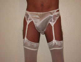 Man wearing pantie & lingerie gall Image 1