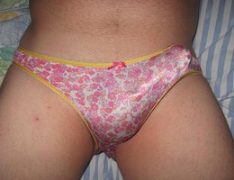 Crossdresser posing in beautiful lingerie gall Image 9