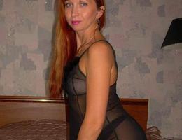 Wife with sexy lingerie showing shaved pussy gallery Image 1