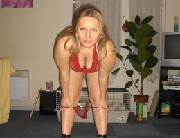 Sexy chubby blonde slut ahare her private photos set Image 8