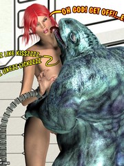 3d monster sex