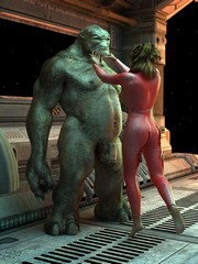 3d monster sex