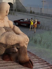 3d monster sex