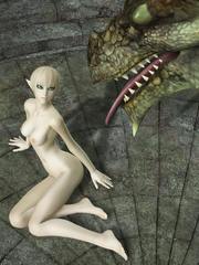 cartoon monster porn