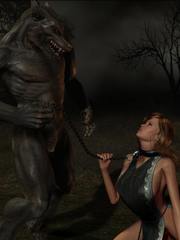 3d monster porn