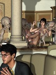 cartoon monster porn