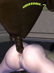 3d monster sex