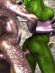 cartoon monster porn